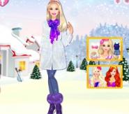 Barbie'nin Pırıltılı Kış kıyafetleri