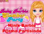 Minik Barbie Pijama Partisinde