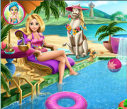 Rapunzel'in Havuz Sefası