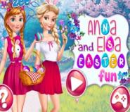 Elsa Ve Anna ile yumurta boyama