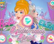 Anna'nın Nedimeleri Barbie Ve Elsa 