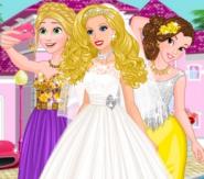 Barbie Ve Prenseslerin Düğün Selfiesi