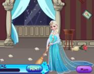 Elsa İle Temizlik Yap
