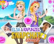 Elsa Ve Rapunzel'in Snapchat Keyfi