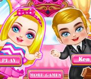 Ken Ve Barbie'nin Bebeklikleri