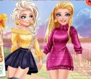 Barbie ve Elsa'nın Sonbahar Stili