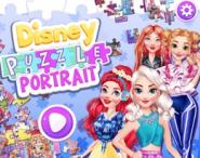 Disney Güzellerinin Puzzle Portreleri