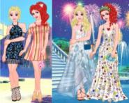 Elsa Ve Ariel İle Elbise Modası