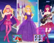 Süper Barbie Prenses Ve Rock Star